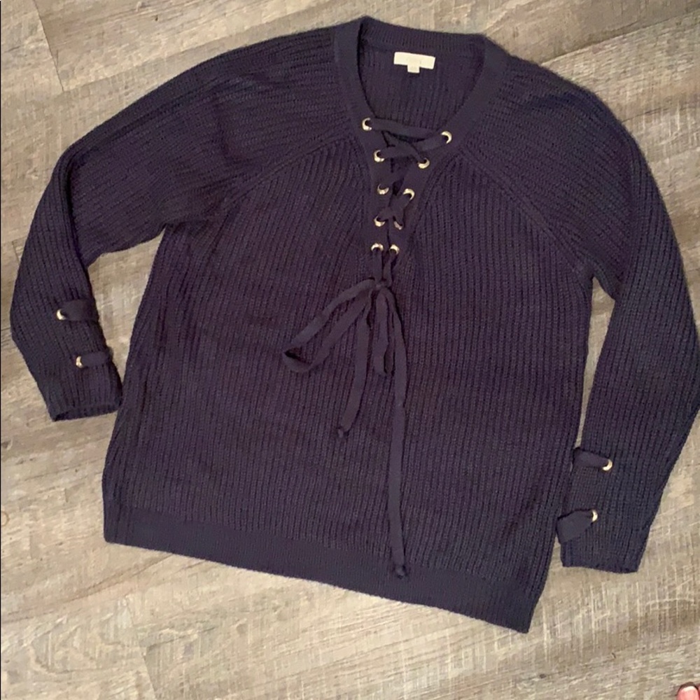 Navy sweater